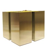 MCM Lightolier Quadrille Brushed Aluminum Flush Mount Ceiling Fixture c.... - $959.25 CAD