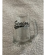 Senior Class of &#39;08 Heavy Glass Bottom 24oz Beer Mug Drinkware Collectible - $410.50 MXN