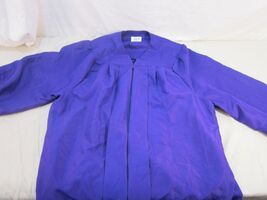 JOSTEN PURPLE SCHOOL COLLEGE GRAUATION GOWN COSPLAY HALLOWEEN COSTUME 5'... - $21.13