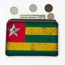 Togo : Gift Coin Purse Flag Retro Artistic Togolese Expat Country - £7.85 GBP