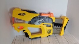 Nerf N-Strike Firefly Rev-8 Gun Blaster Shooter Yellow Black Gray Tested Works - £13.30 GBP