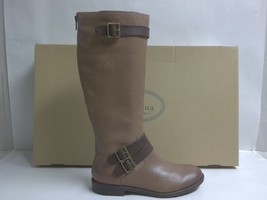 Montana Size 7 M GAVYN Tan Leather Knee High Boots New Womens Shoes - £84.99 GBP