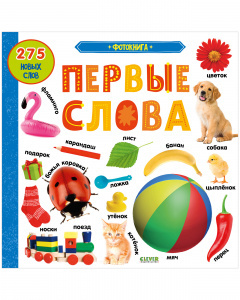 Knizhki-kartonki. Fotokniga. Pervye slova - $40.00