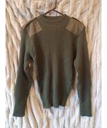 Defense Logistics Agency Green Military Wool Sweater Mens 42  Valor Coll... - $26.73