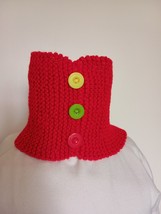 knit neck warmer, cowl, infinity scarf - $54.37 CAD