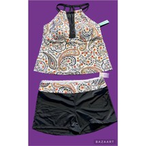 Women&#39;s Plus Size Tankini Swimsuit Boy Shorts South Point Brand Brand New - $21.77