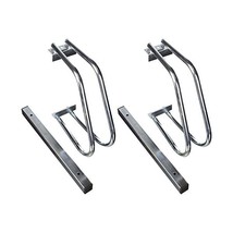 Relaxdays 2-Bike Stand for Floor and Wall Mounting, Bike Parker for 2 Bi... - $58.00