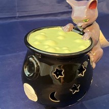 Disney Hocus Pocus Thackery Binx Cauldron Tealight Holder Cat Votive Hal... - £18.12 GBP