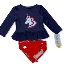 Cat &amp; Jack Rash Guard Style Two Piece Set 12 Month New With Tags - $12.60