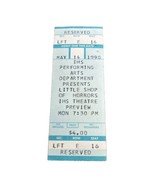 1990 Irvine High School Little Shop of Horrors Ticket Stub Irvine, Calif... - $15.00