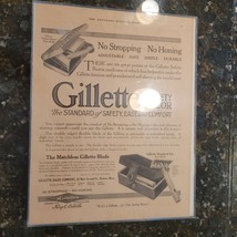 Vintage Oct 21 1911 Saturday Evening Post Gillette Safety Razor Advertis... - £23.88 GBP