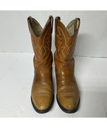 Mens Vintage Sz 8.5 EE Durango Leather Cowboy Boots Brown - $762.07 MXN