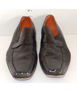 ALDO Black Loafer Dress Shoes Size Sz 10M Faux Leather - $52.42