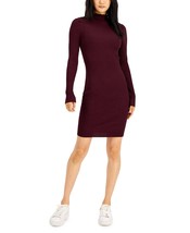 Hooked Up by IoT Juniors Ribbed Mock-Neck Sweater Dress - £12.90 GBP