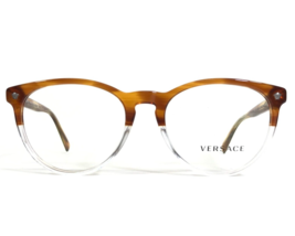 Versace Eyeglasses Frames MOD.3257 5266 Brown Tortoise Clear Round 53-18-140 - £96.98 GBP