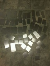  Stainless steel scraps  18 gage  Plate random sizes 2 &quot; to 5 &quot; TEN PIECE LOT - £31.78 GBP