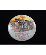 Disneyland Mickey&#39;s Toontown 4&quot; Pin Back Button - £5.48 GBP