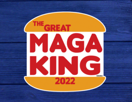 MAGA KING Donald Trump Joe Biden Sticker Decal 3.5&quot; Ultra America Is Great Vinyl - £3.94 GBP