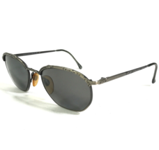 Vintage Anne Klein II Sunglasses Frames 8001 K1014-S Grey Round 52-20-135 - £22.25 GBP