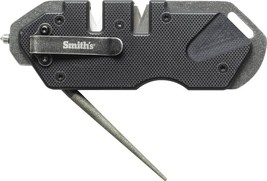 Smith&#39;s Sharpeners PP1 Tactical Knife Sharpener OD Glass Breaker Carbide/Ceramic - £33.59 GBP