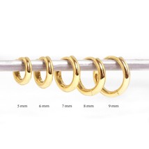 925 Sterling Silver Rose Gold Small Hoop Earrings For Women Girls Gift Wedding E - £10.20 GBP