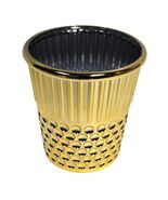 Hemline Gold Thimble Themed Craft Container - $292.05 MXN