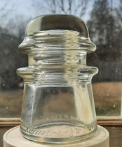 Vintage ARMSTRONG&#39;s  No. 2 Glass RR, Telephone, Telegraph  Electrical Insulator - £6.21 GBP