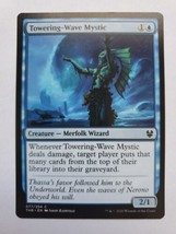 MTG Magic The Gathering Card Towering-Wave Mystic Creature Merfolk Wizard Blue - $7.67