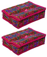 Kuber Industries Embroidery Design Jewellery Organiser For Women With Je... - $25.99