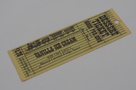 Vintage Vanilla Ice Cream Dessert Ticket Bookmark - $31.98