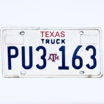  United States Texas Base Truck License Plate PU3 163 - £13.18 GBP