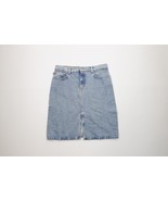 Vintage 90s Ralph Lauren Womens 6 Distressed Knee Length Denim Jean Skir... - $741.86 MXN