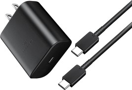 Compatible With Samsung Super Fast Charger,45W USB-C Super Fast Wall Charging - £15.45 GBP