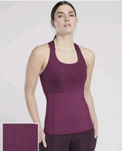 NEW Athleta Womens Vitality Rib Tank Women Sz X Small in  purple plum XS $59 - $29.95