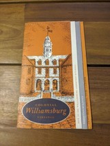 1960s Colonial Williamsburg Virginia Travel Brochure - £19.66 GBP