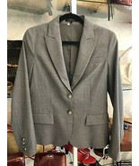 Theory Gris Mezcla Lana Style #90171127 Blazer/Chaqueta Talla 10 - $161.27