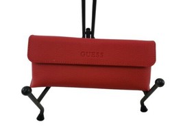 Guess Red Leather Glasses Eye Glass Sunglasses Case  - $12.20