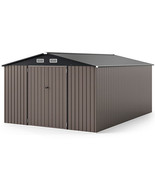 10 x 14 FT Outdoor Storage Shed with Improved Windproof Metal Structure-... - €871,36 EUR