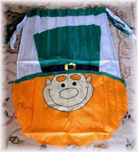 St. Patrick&#39;s Day Flag Irish Ireland Leprechaun Embroidered Banner 28x40 New - £7.16 GBP