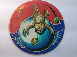 Grateful Dead Car Window Decal Bear VW Necklace On Ball In Ocean Original 1992 - £8.93 GBP