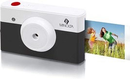 Minolta Mncp10-Ch Instapix 2 In 1 Instant Print Digital Camera &amp;, Charcoal - £100.68 GBP
