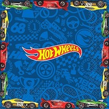 Hot Wheels Wild Racer Luncheon Paper Napkins - 6.5&quot; x 6.5&quot; | Multicolor ... - $4.89