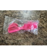 Vintage Pink Barbie High Heel Shoes Pumps Pink Brush In Unopened Bag 198... - £7.25 GBP