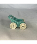 Vintage 1972 Fisher Price Little People Light Blue Baby Nursery Stroller - $74.63 MXN