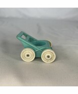 Vintage 1972 Fisher Price Little People Light Blue Baby Nursery Stroller - £3.10 GBP