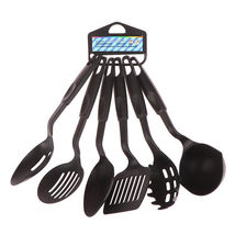 6Pcs Nylon Spatula Soup Spoon Set Non-Stick Kitchenware Cooking Utensil - £15.71 GBP