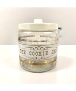 Vintage Pyrex &#39;The Cookie Barrel&#39; Glass Cookie Jar with Lid -Retro Kitch... - $36.22 CAD