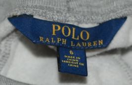 Ralph Lauren Boys Size 6 Heather Gray Color Drawstring Joggers Pockets image 3