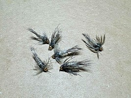 2022, B,H. Western Soft Hackle Hare&#39;s Nymph w/Grizzly , Size 12, Sold Per 6 - £5.93 GBP