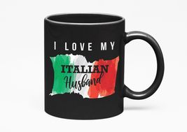 Make Your Mark Design I Love My Italian Husband With Flag Of Italy, Blac... - $21.77+